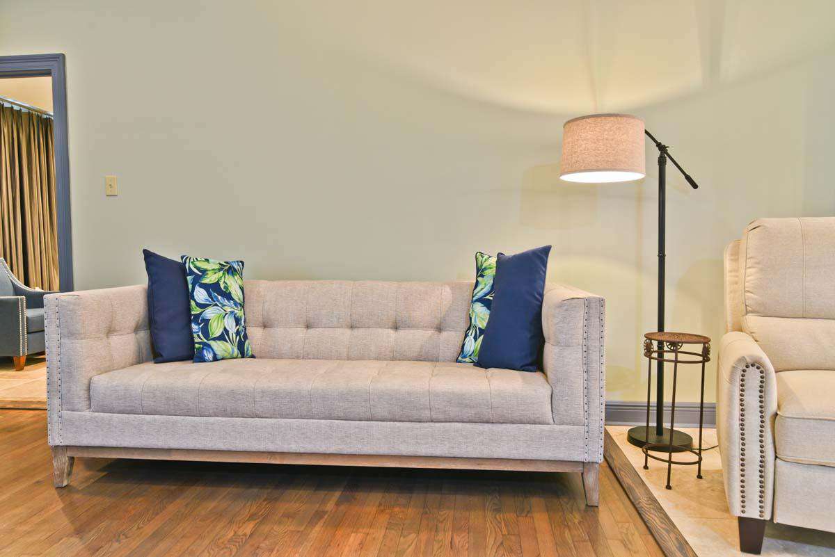 Deep firm sofa