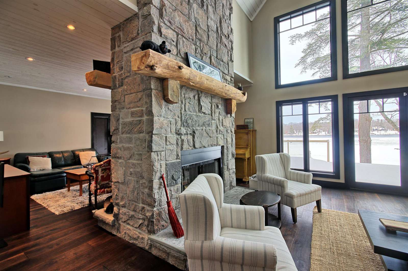 Double Sided Fireplace