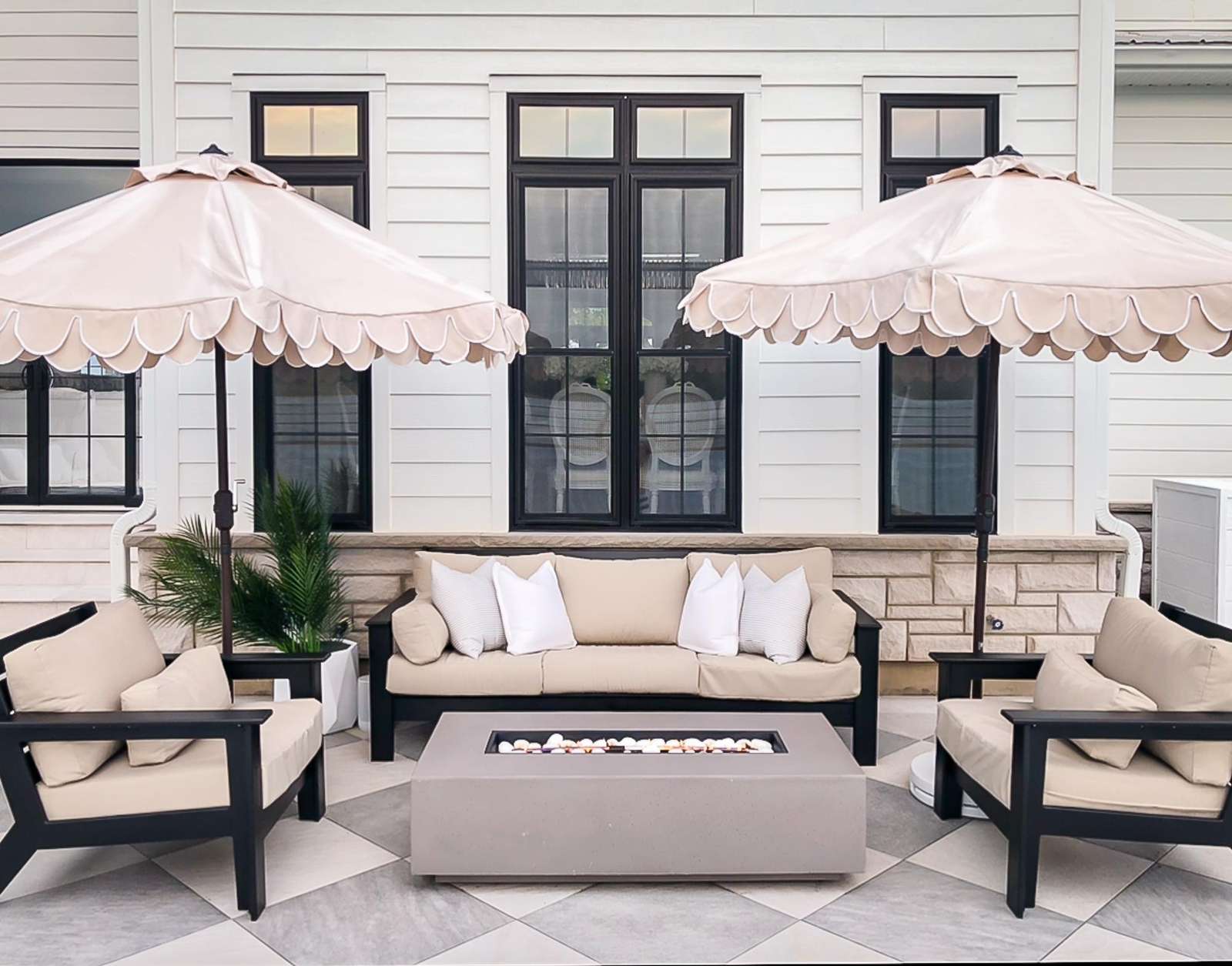 Outdoor Seating and Fire Table