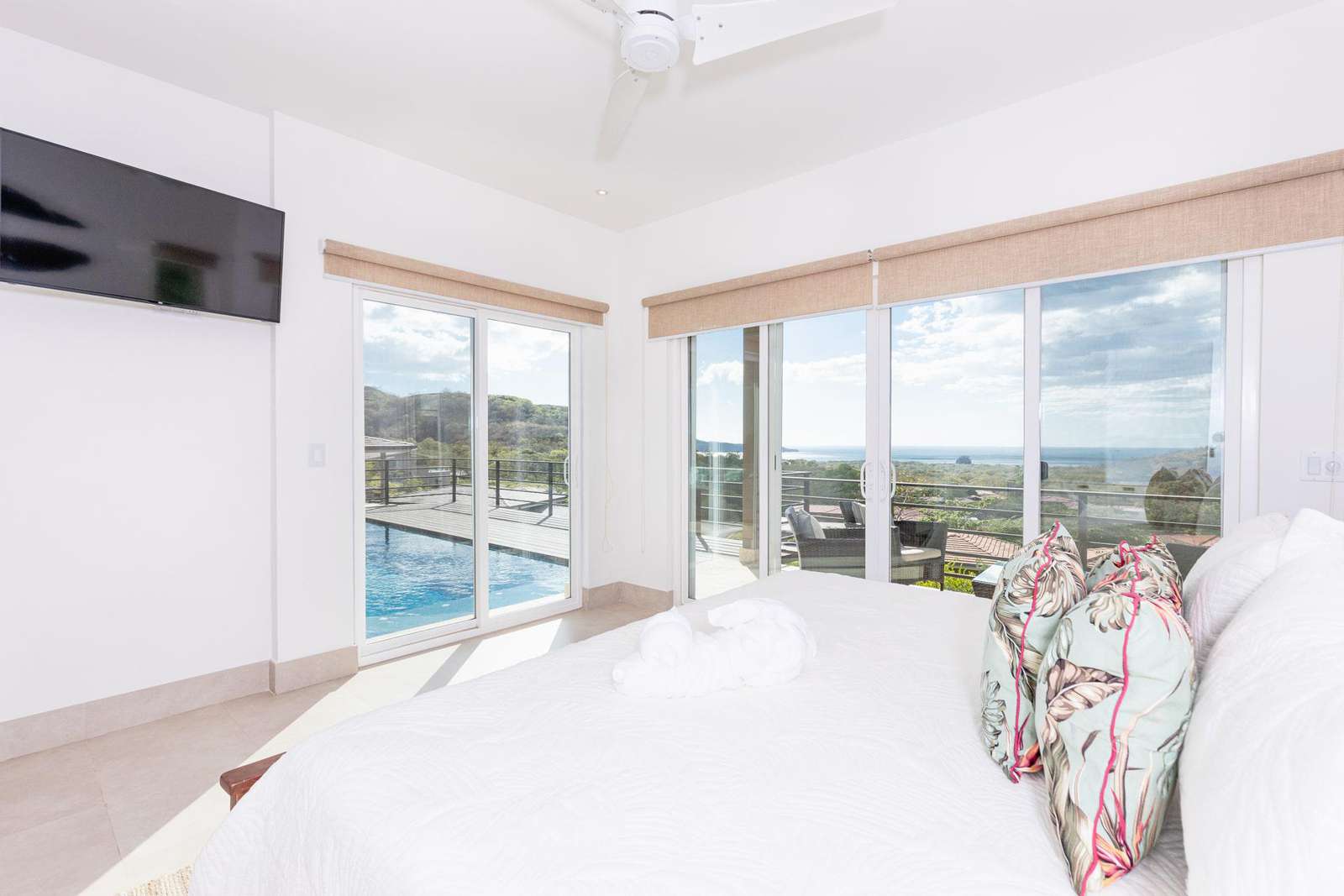 Master bedroom with king bed