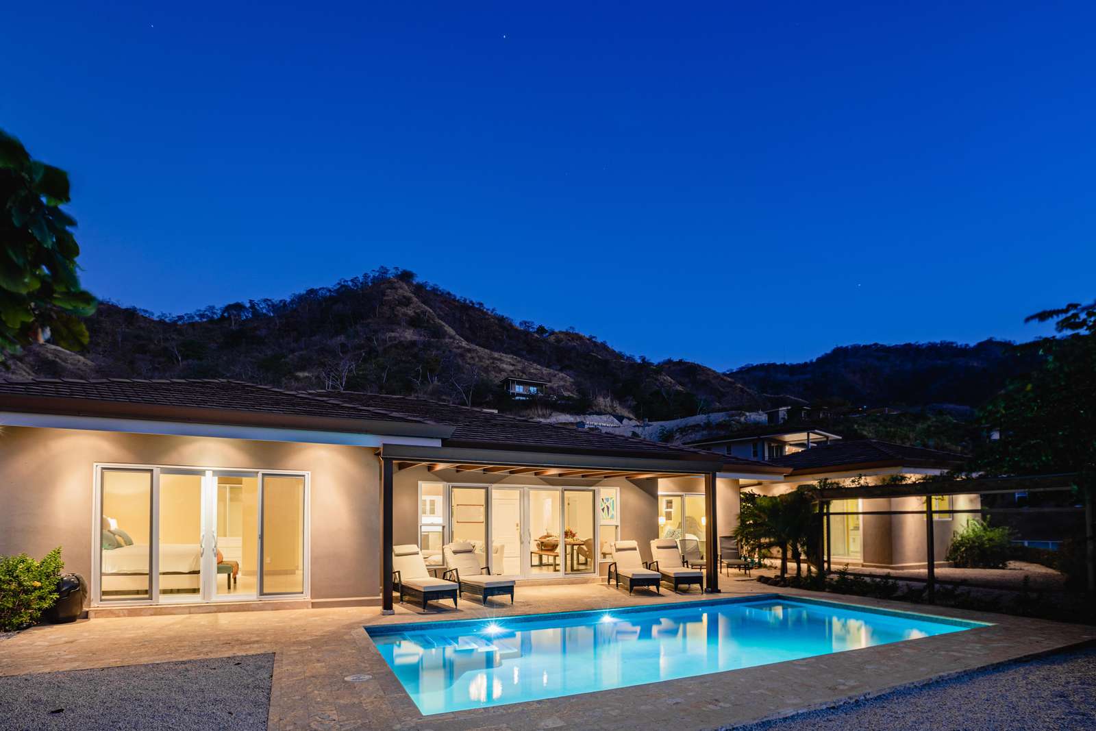 View of Casa Dos Rios 43 at night