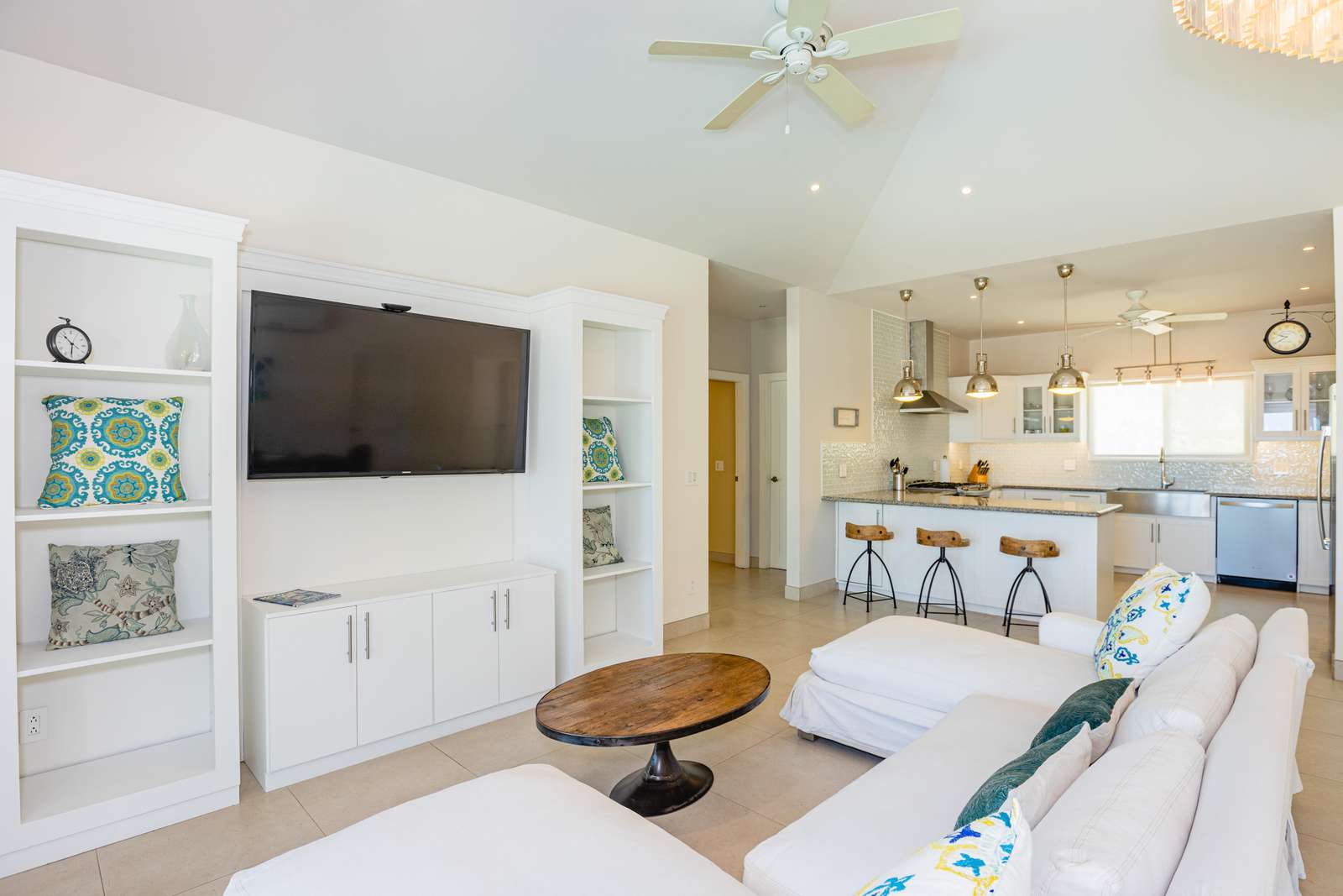 View of living area
