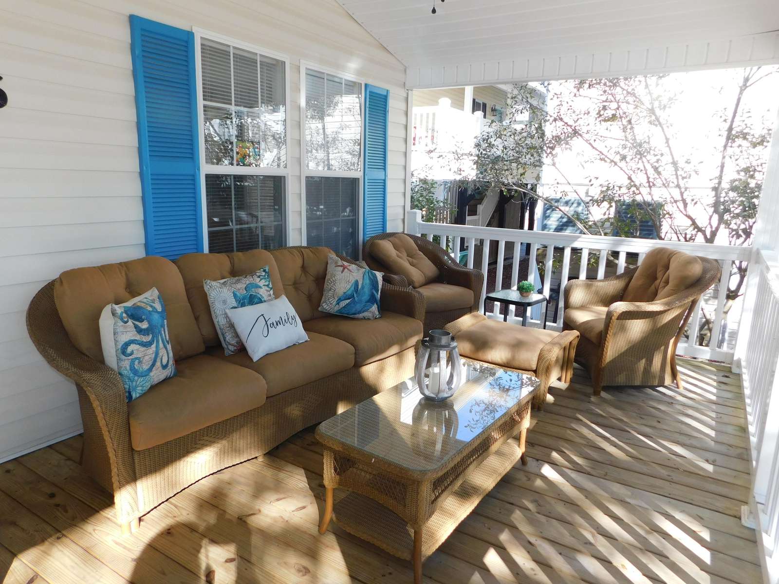 Covered front porch