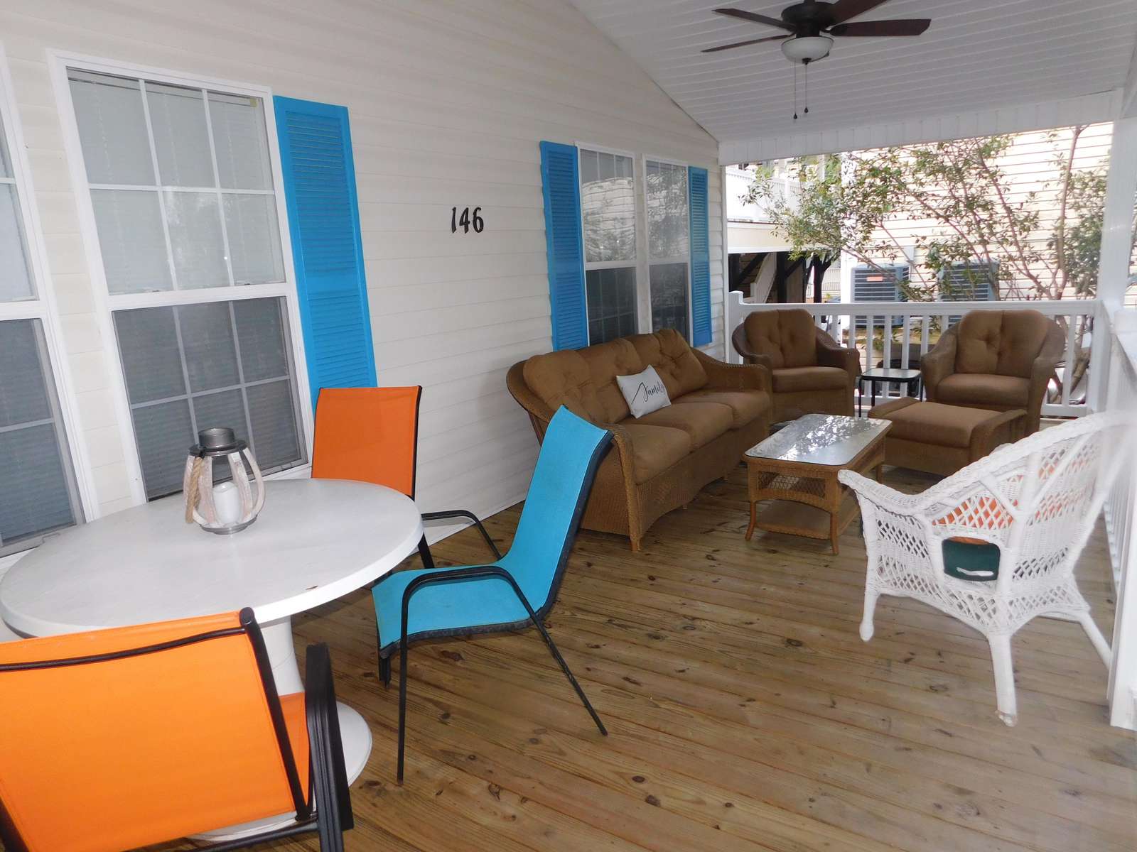 Plenty of sitting room on the front porch