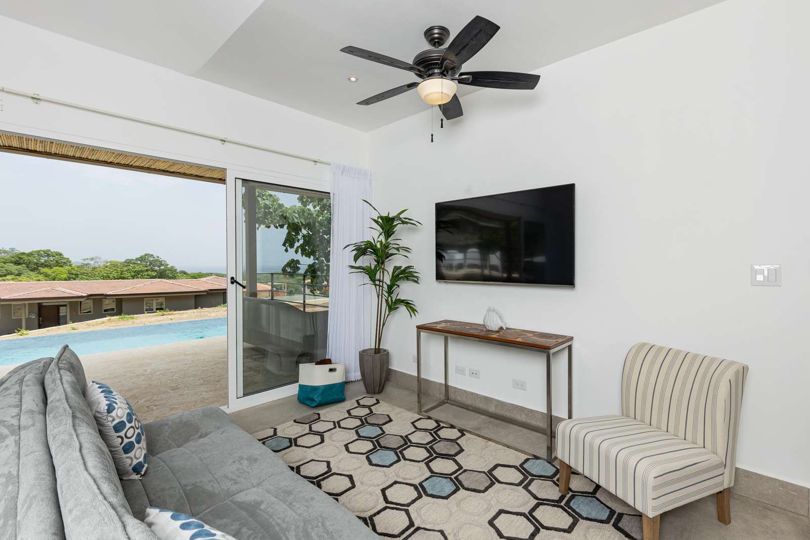View of living area