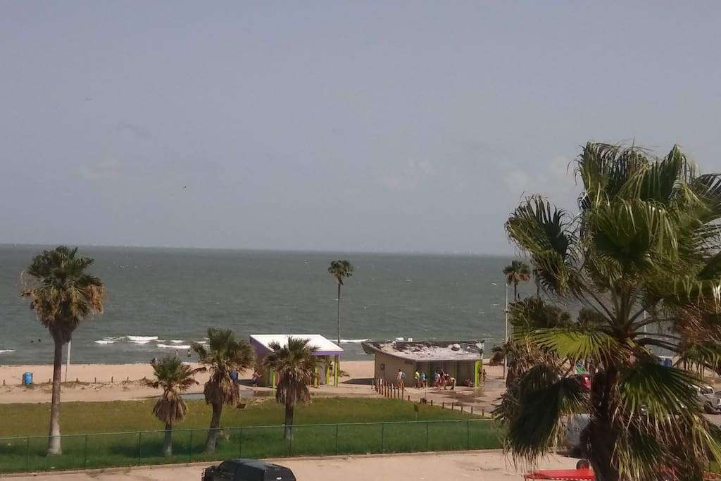 view from the balcony