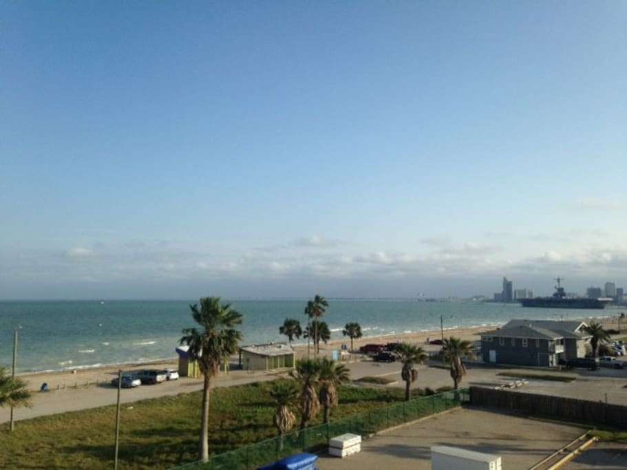 view from our balcony