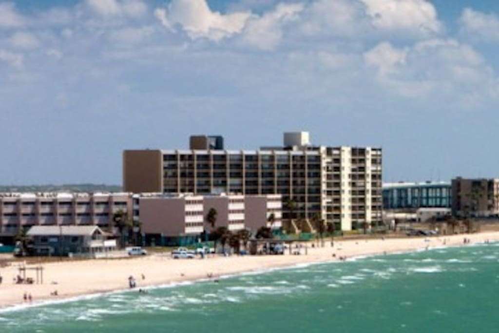this is looking back towards our beach