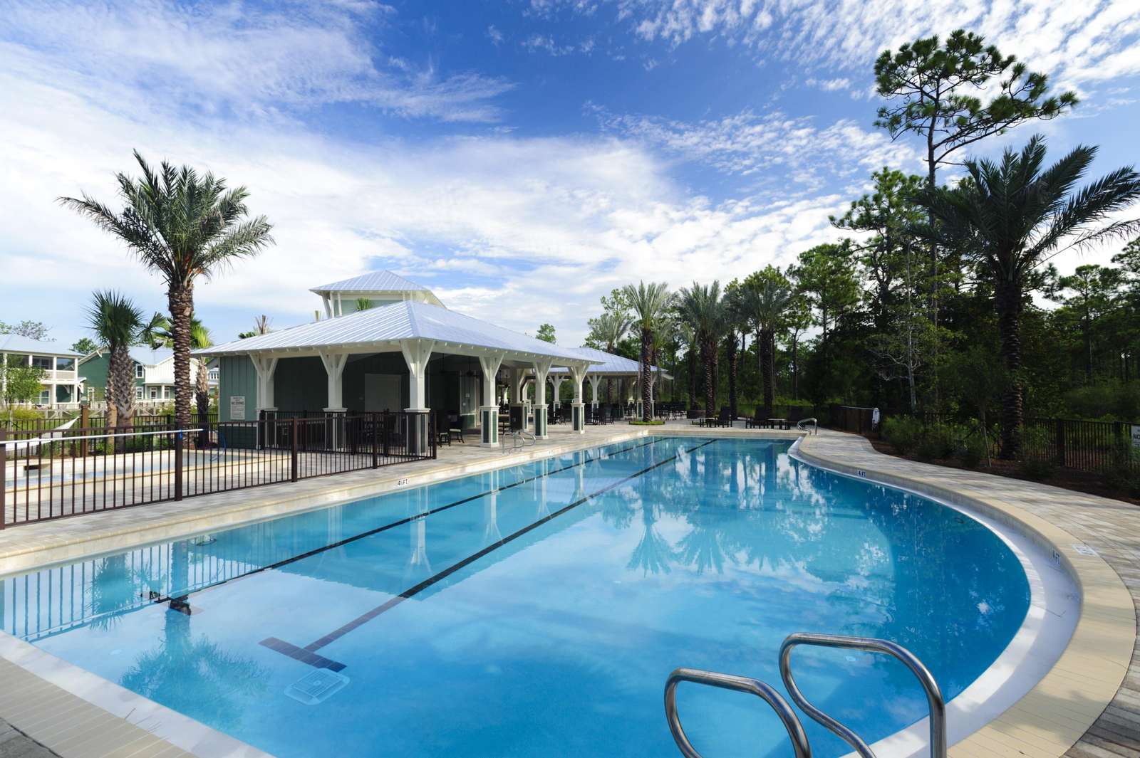 heated lap pool