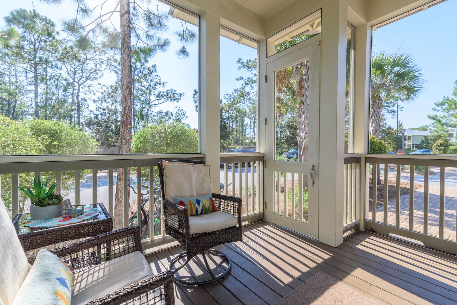 rear screened porch