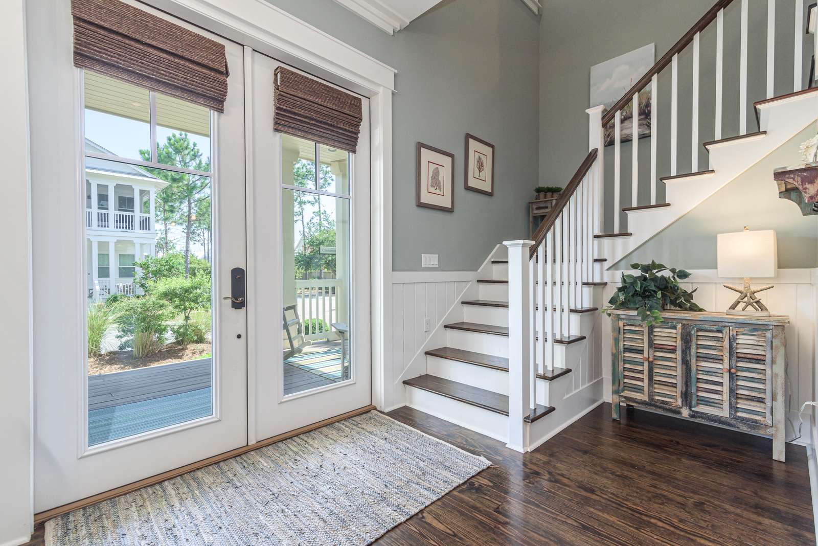 front doors & stairs