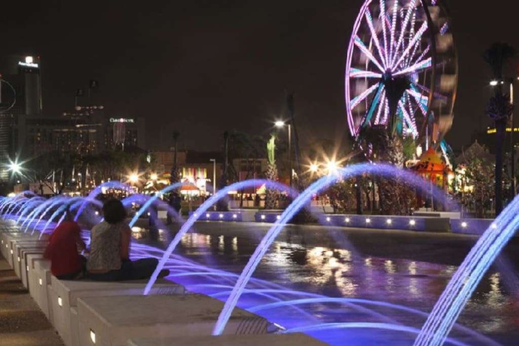 Corpus Christi is very pretty at night