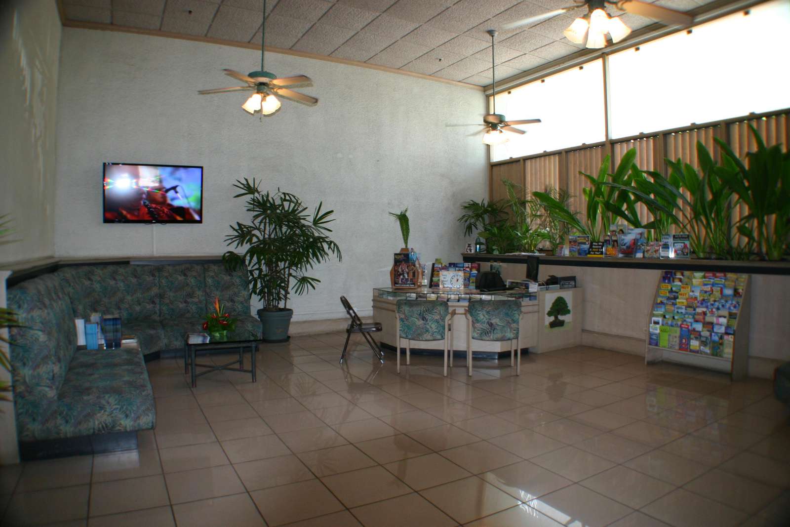Lobby Seating and Activities Desk