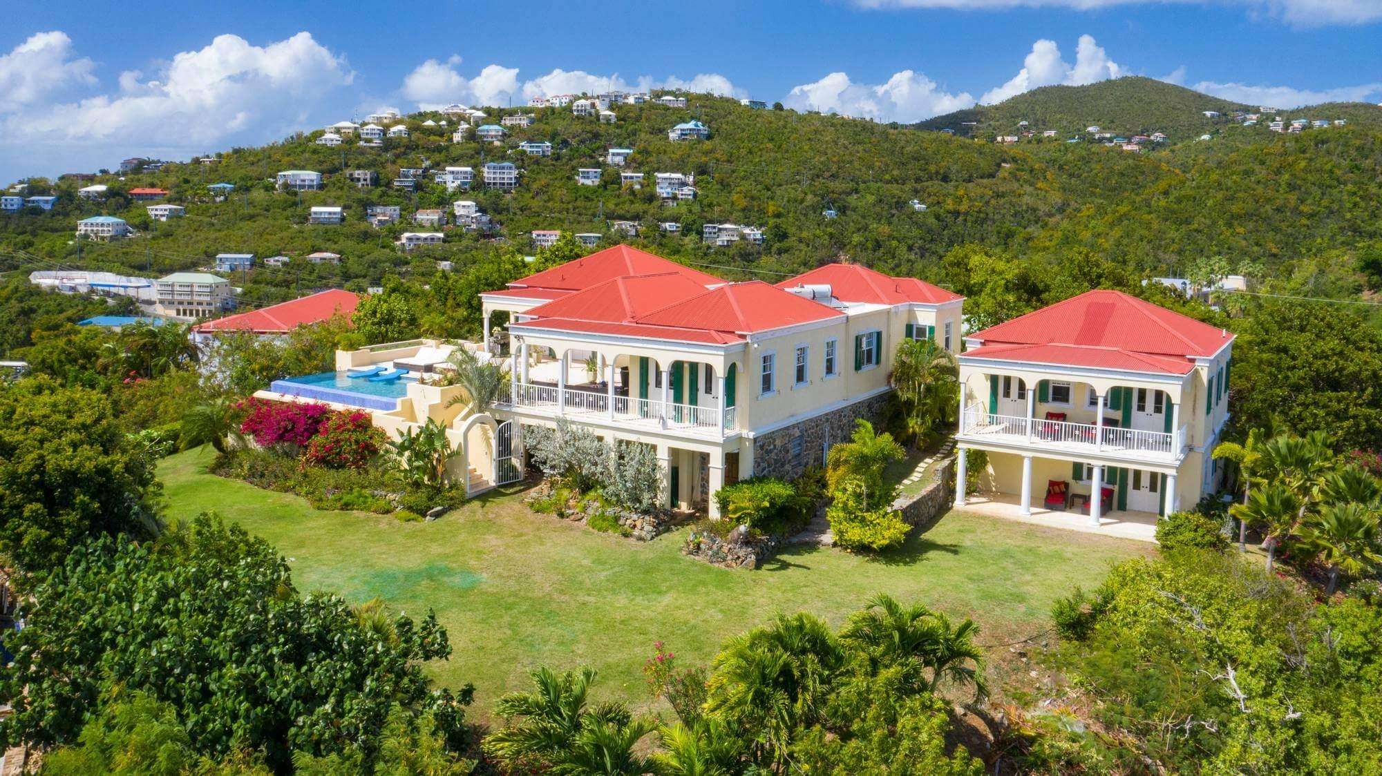 Tre Vista Estate Magnificent 5BR Villa in St. John Vacation VI