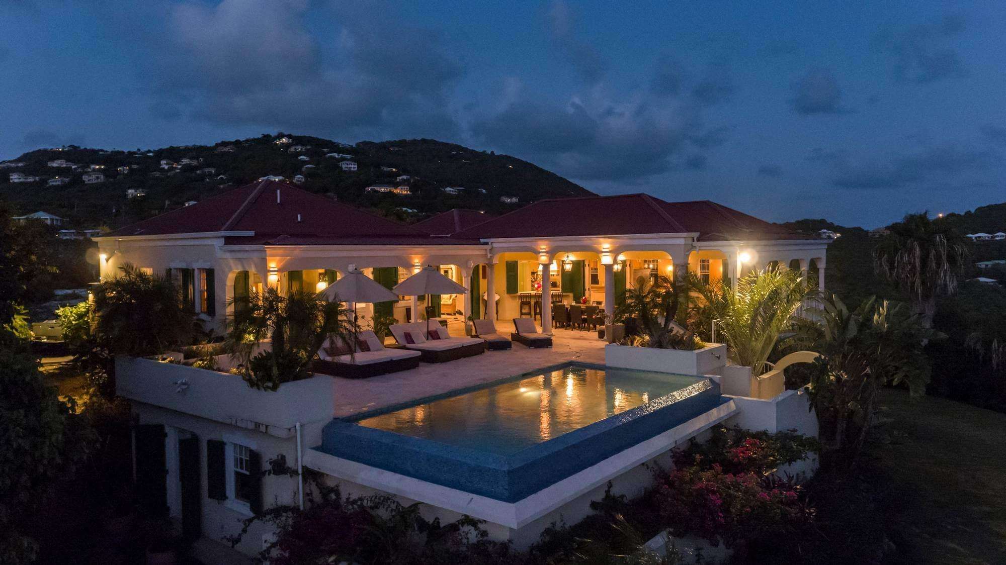 Tre Vista Estate Magnificent 5BR Villa in St. John Vacation VI