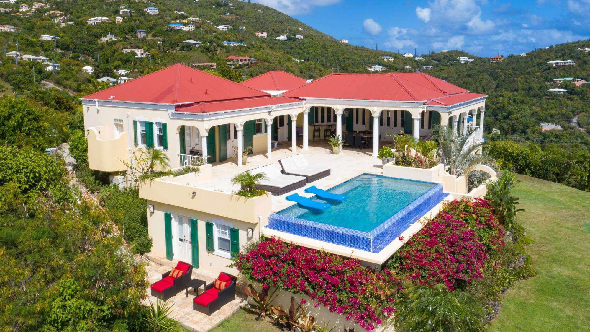 Tre Vista Estate Magnificent 5BR Villa in St. John Vacation VI