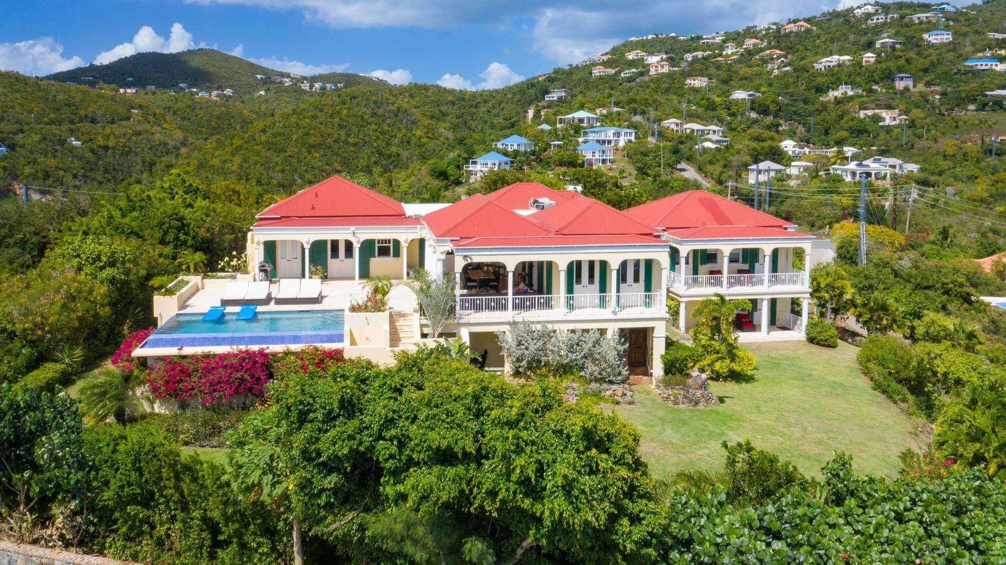 Tre Vista Estate Magnificent 5BR Villa in St. John Vacation VI