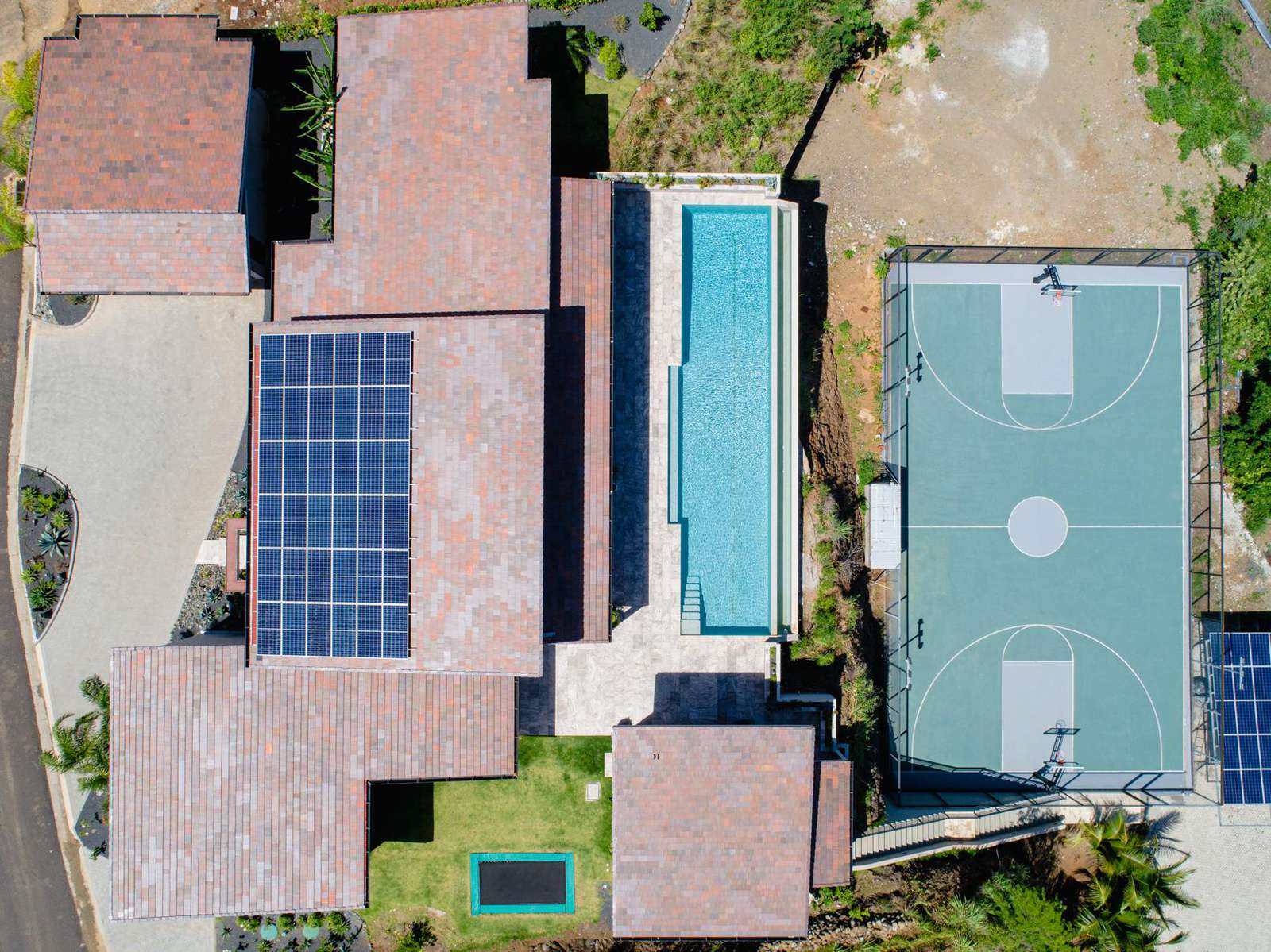 Aerial view of Casa Paraiso