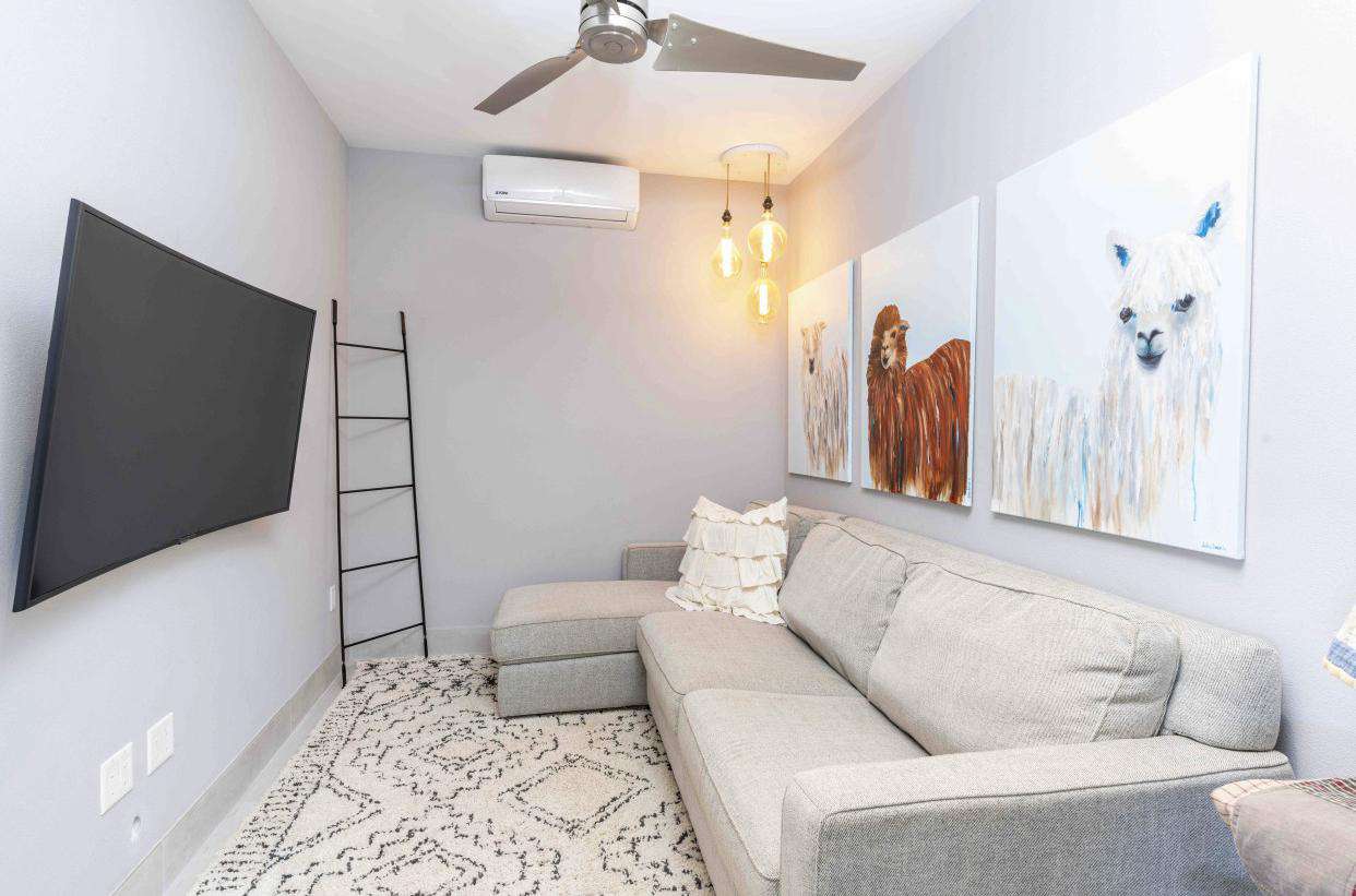 Bonus room, sleeper sofa, flat screen TV