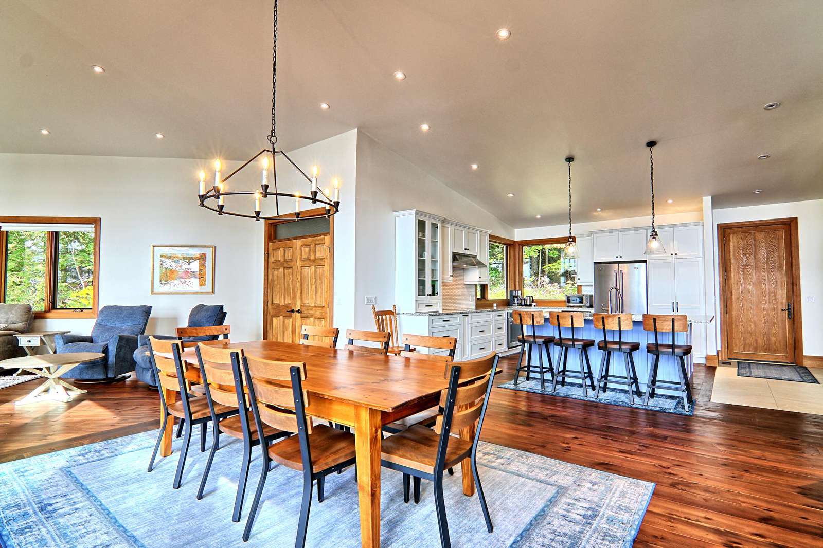 Open concept dining