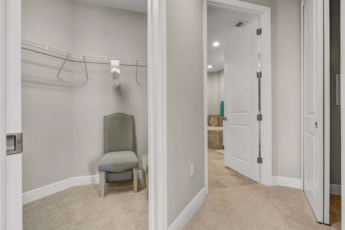walk in closet in owner's suite