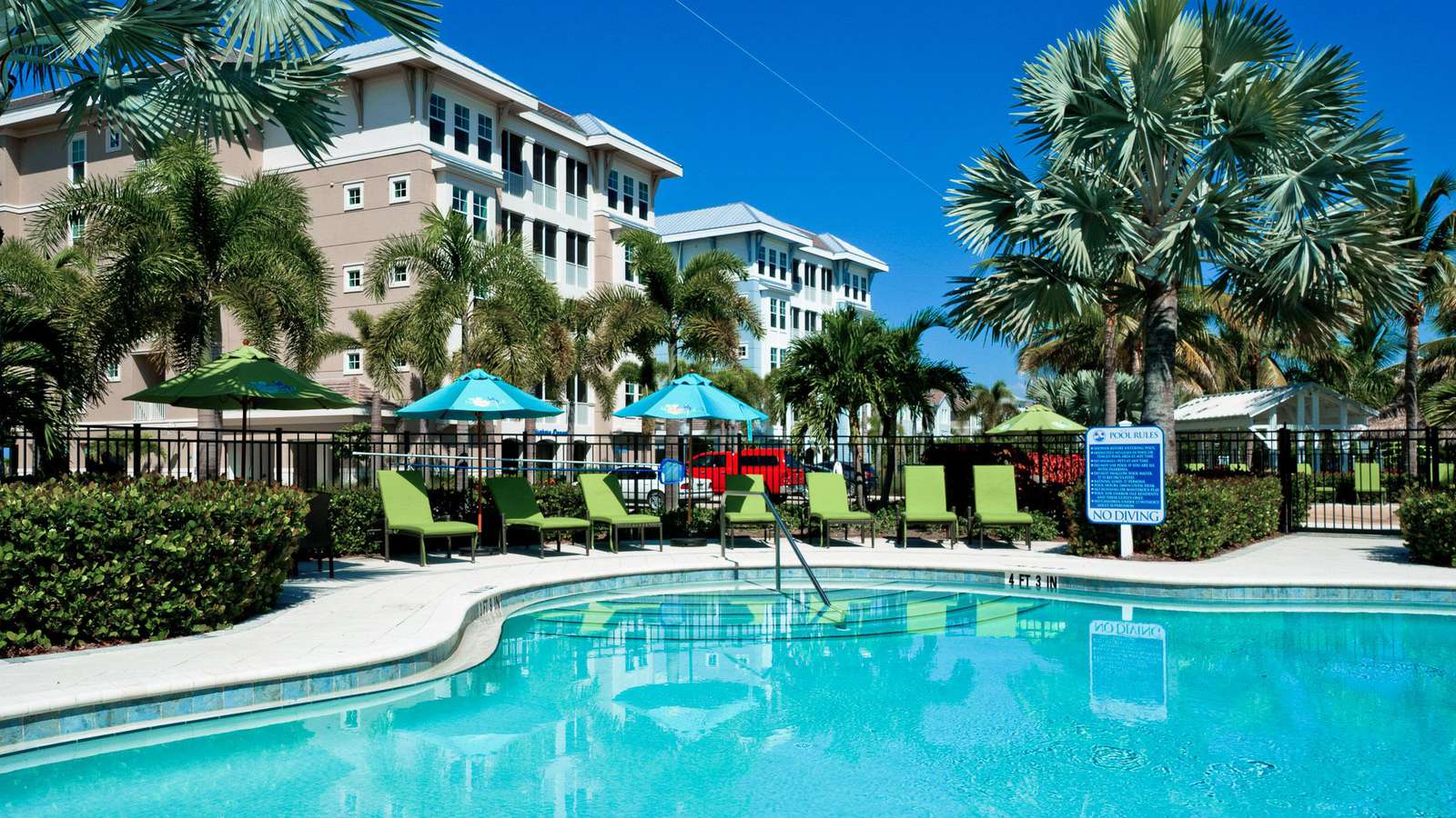 Community heated pool