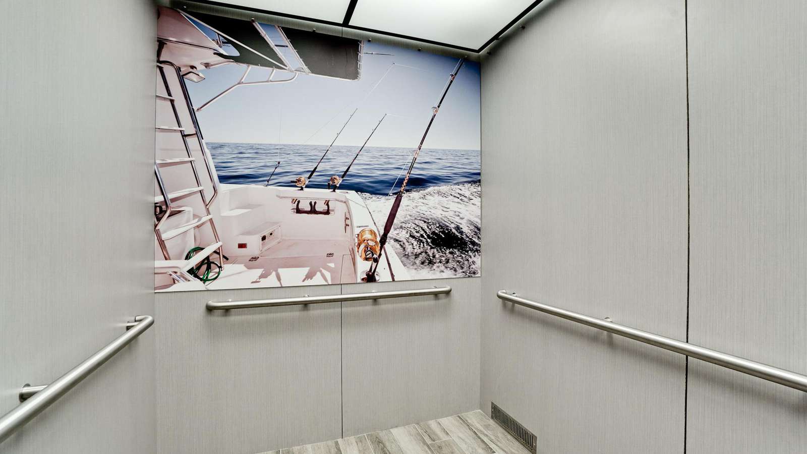 Elevator from the garage