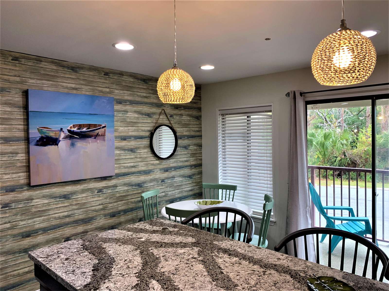 Light and Bright Kitchen with Sliding door to Double Balcony