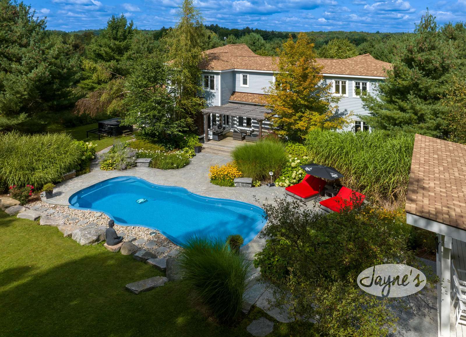 Lake and Pool Paradise