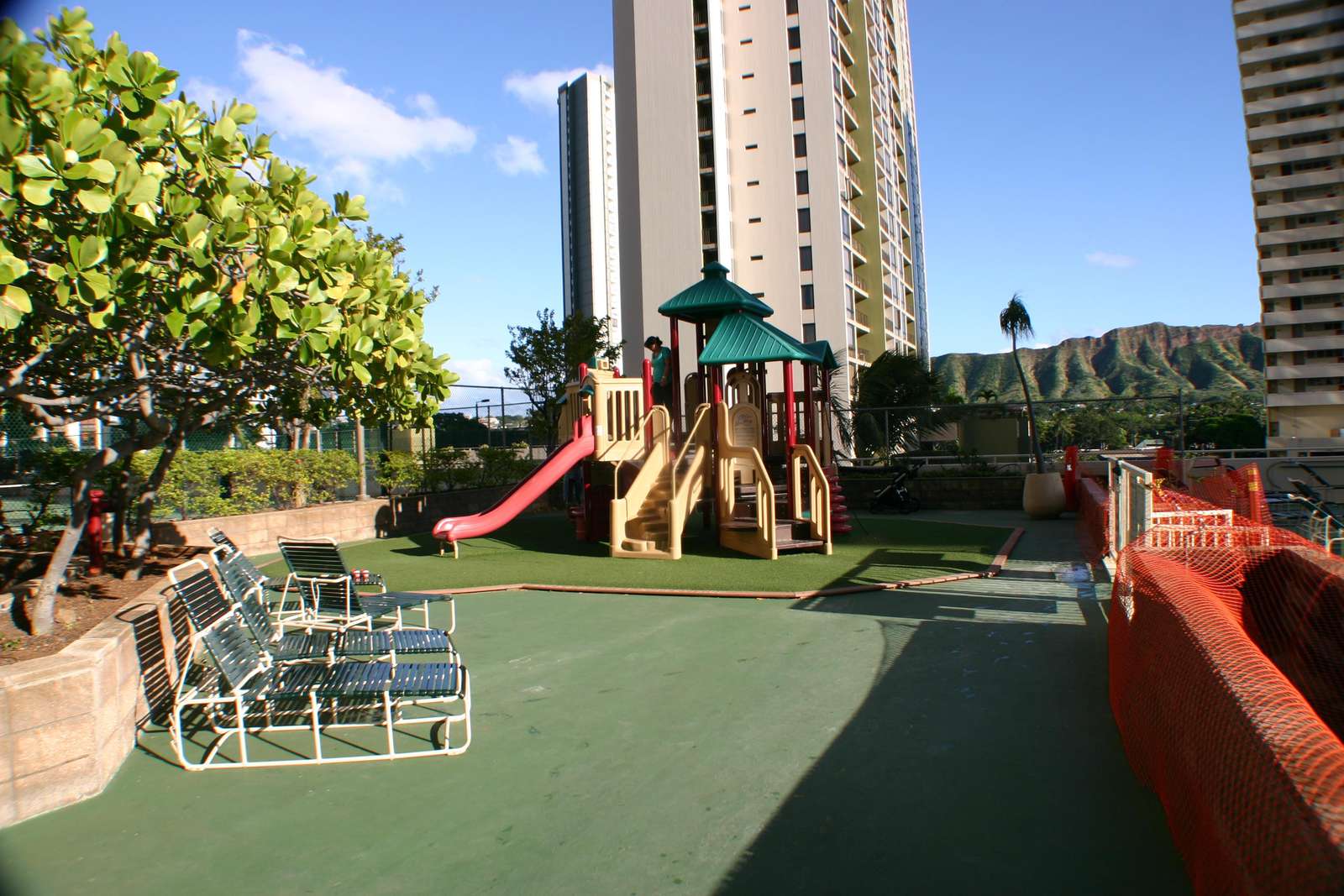 kids area on the recreation deck