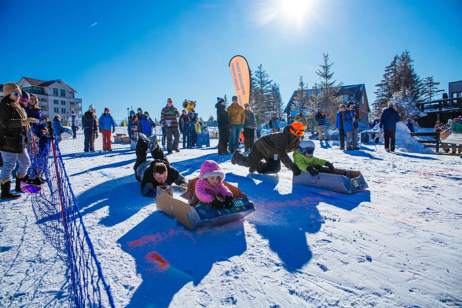 ow we groom the slopes!