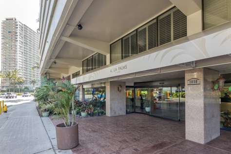 Lobby entrance & IHOP