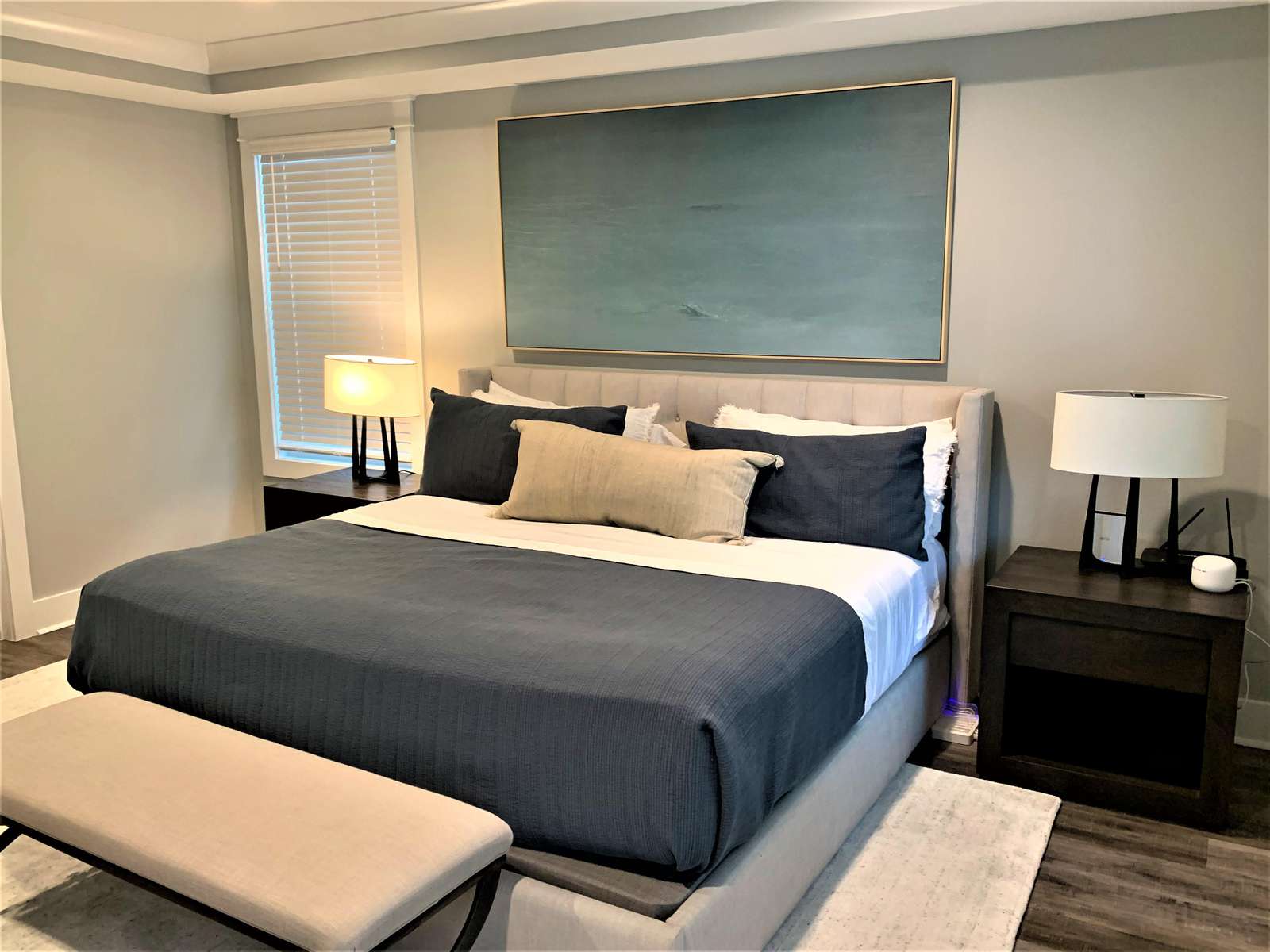 Master Bedroom with King Size Bed