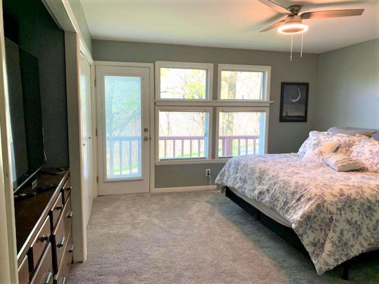 Mater bedroom with king bed