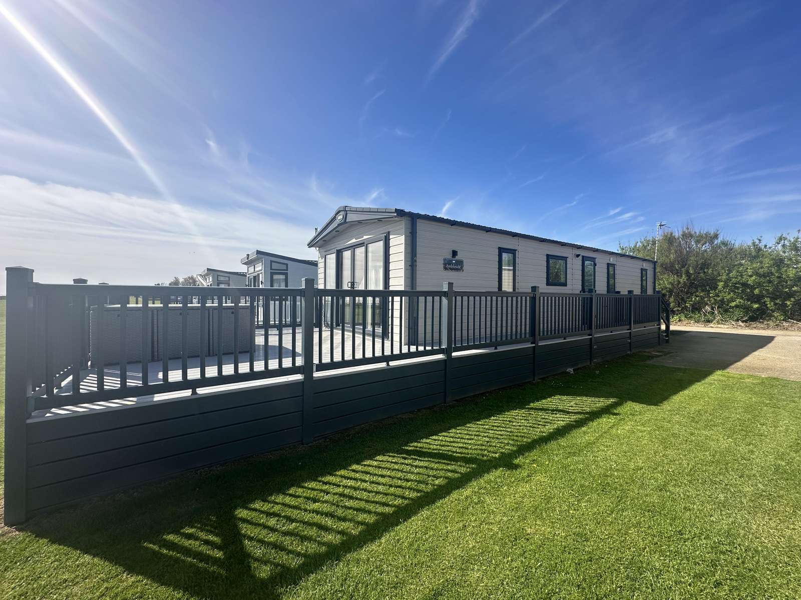 Broadland Sands Holiday Park is a top choice for British staycations, offering luxurious lodges with decking and sea views, just a stone’s throw from the Suffolk coast. - property