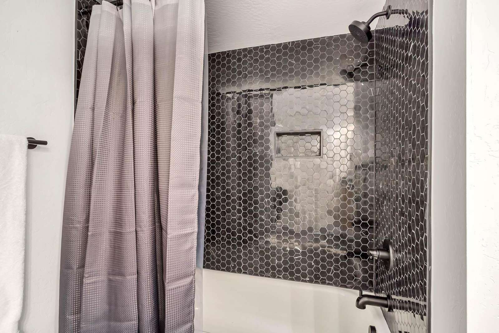 Upstairs bathroom - remodeled in Dec, 2021