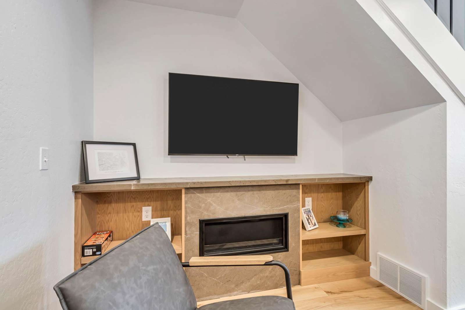 Lounge/TV area, downstairs.