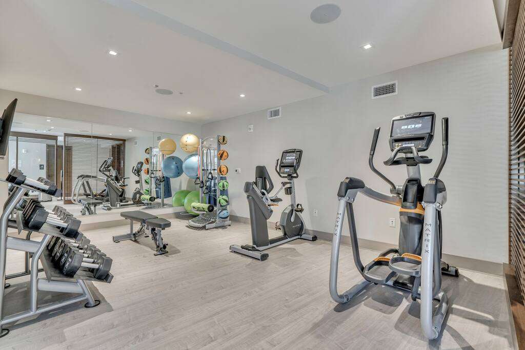 Fitness area at The Lift Residences Park City