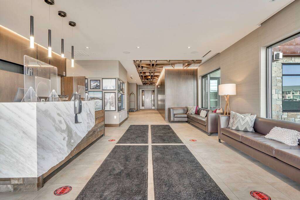 Lobby at The Lift Residences Park City
