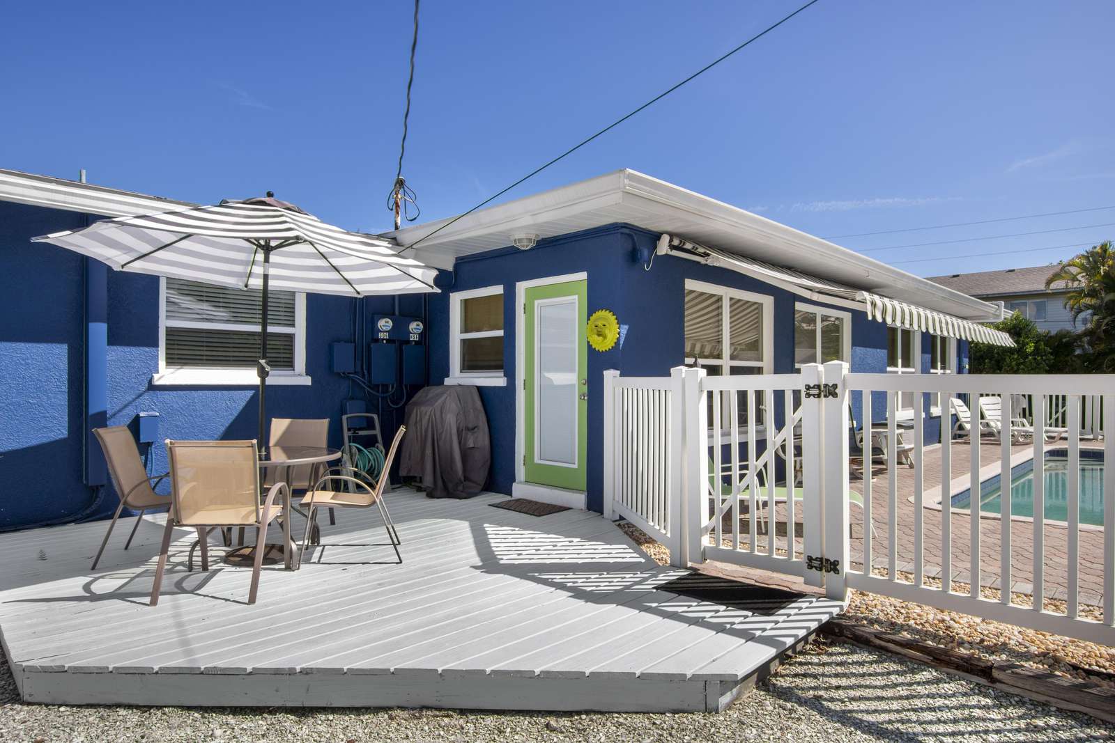 BBQ grill and patio
