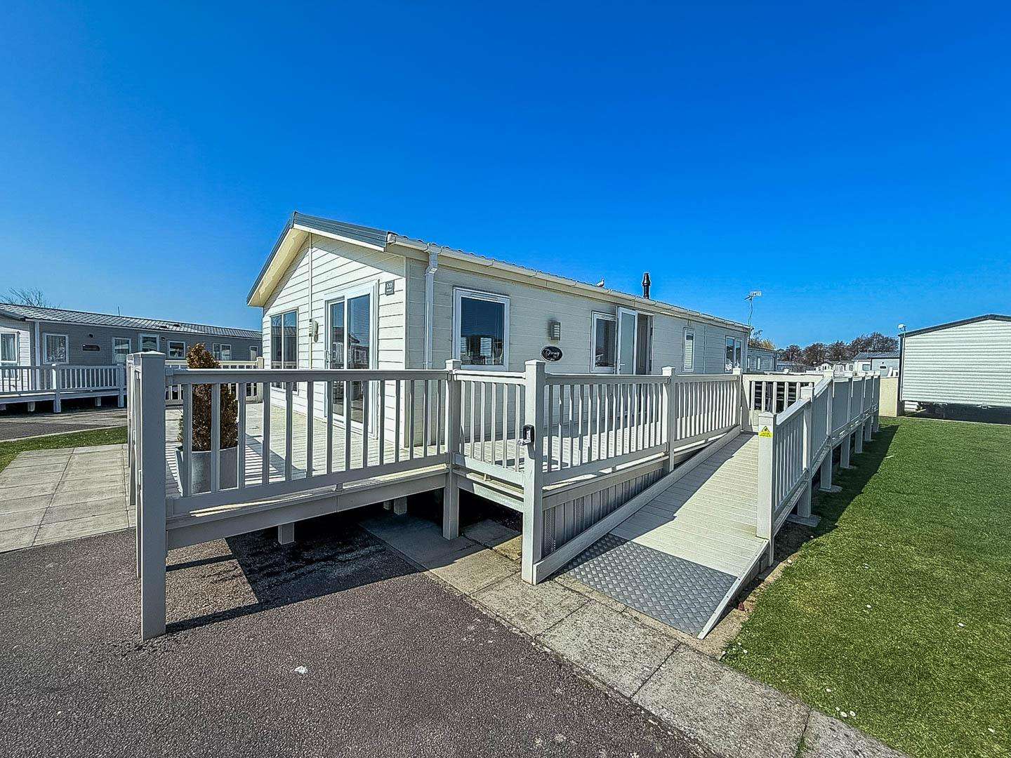 Indulge in a truly relaxing getaway by booking this beautiful 4 berth lodge with decking, located on Manor Park Holiday Park, Hunstanton for your 2026 UK getaway. - property