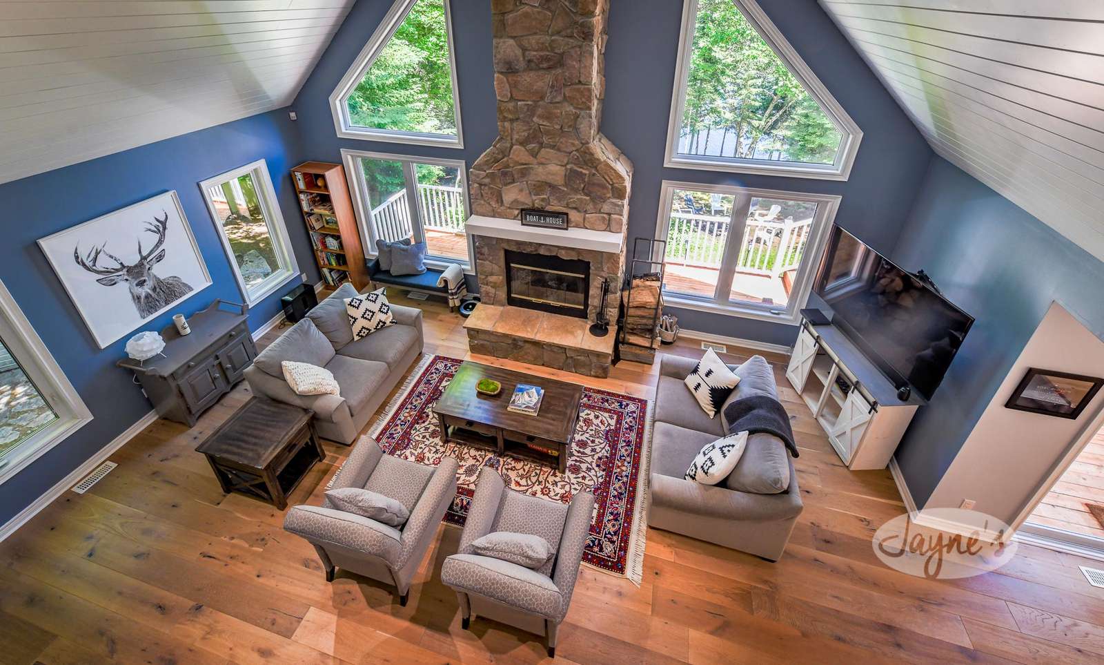 Great Room & Fireplace
