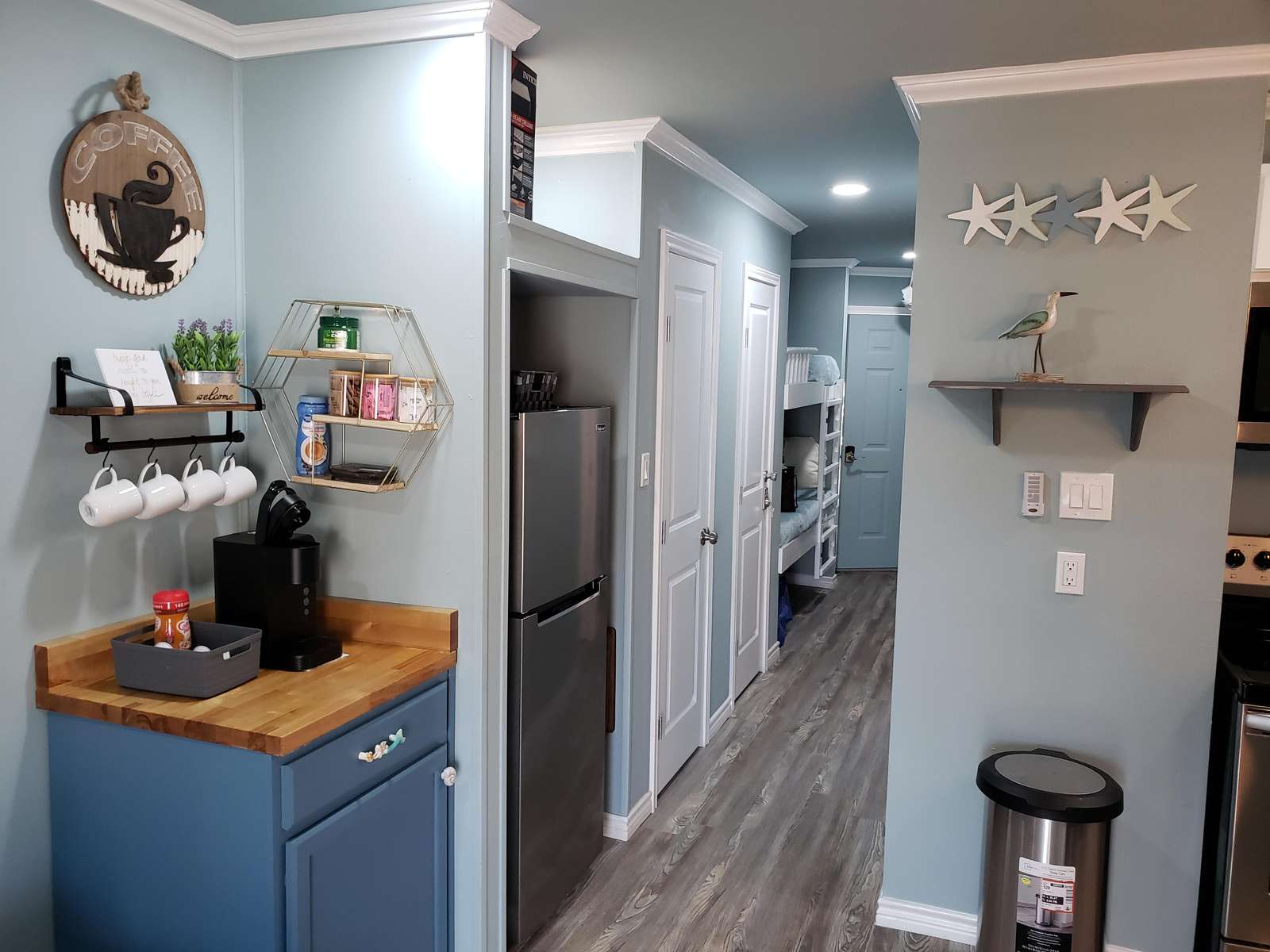 separate living area from the sleeping areas make a big difference while traveling