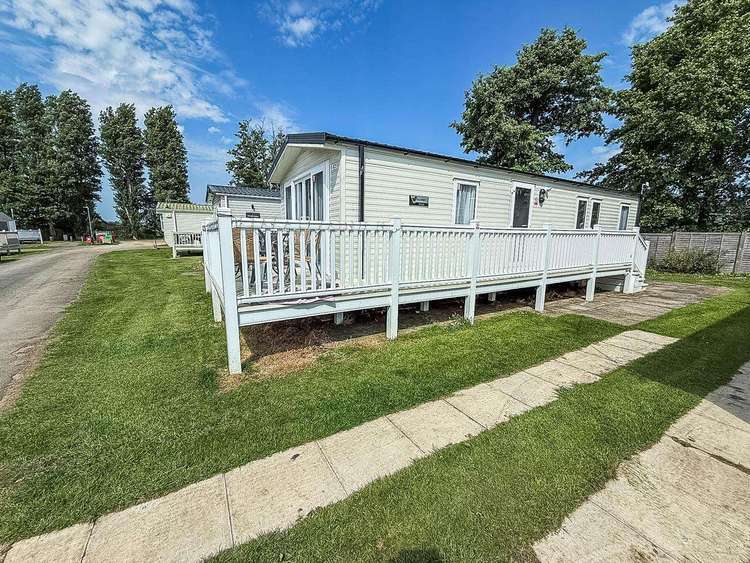 23042B⛱️ – Balmoral area, 3 bed, 8 berth caravan with decking, D/G & C/H. Diamond rated. Preview 0