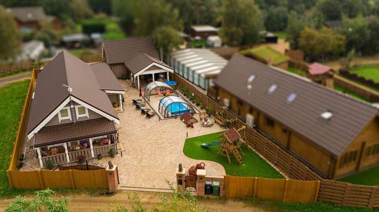 34079A – Dana Lodge, 14 berth villa with private pool & two hot tubs at Pentney Lakes. Pearl rated. Preview 1