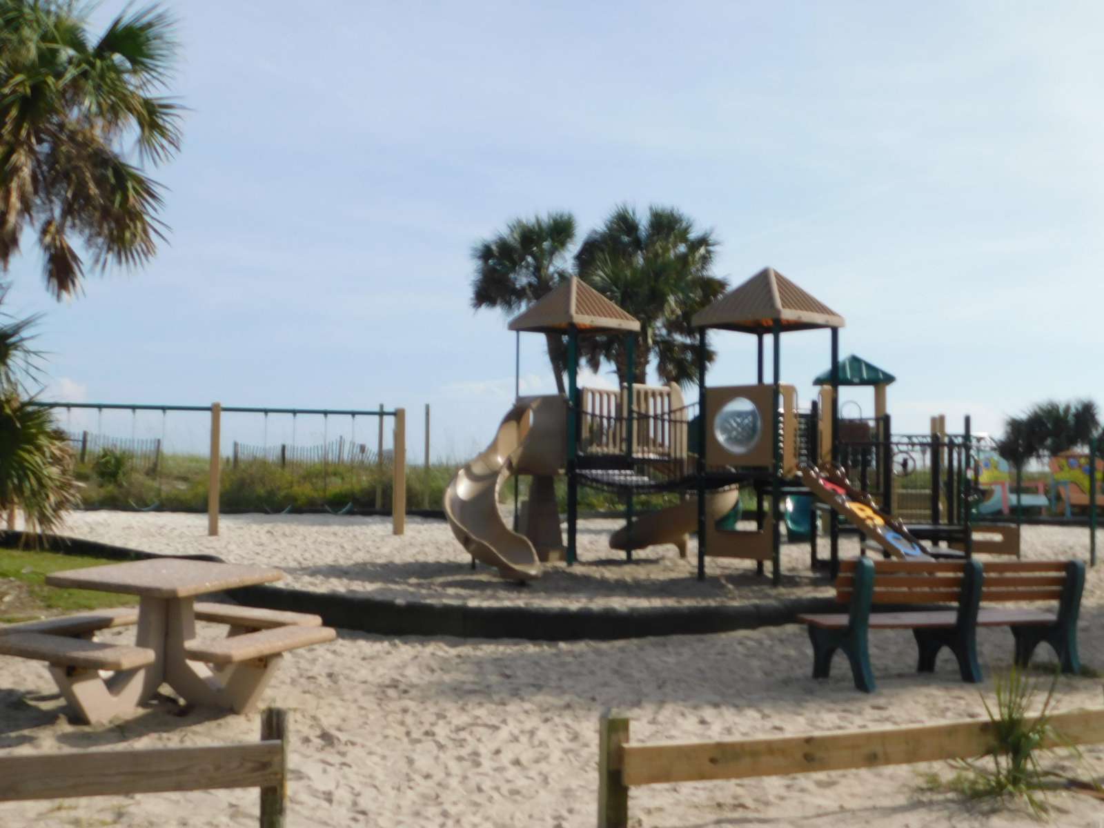 One of Three playgrounds in the park
