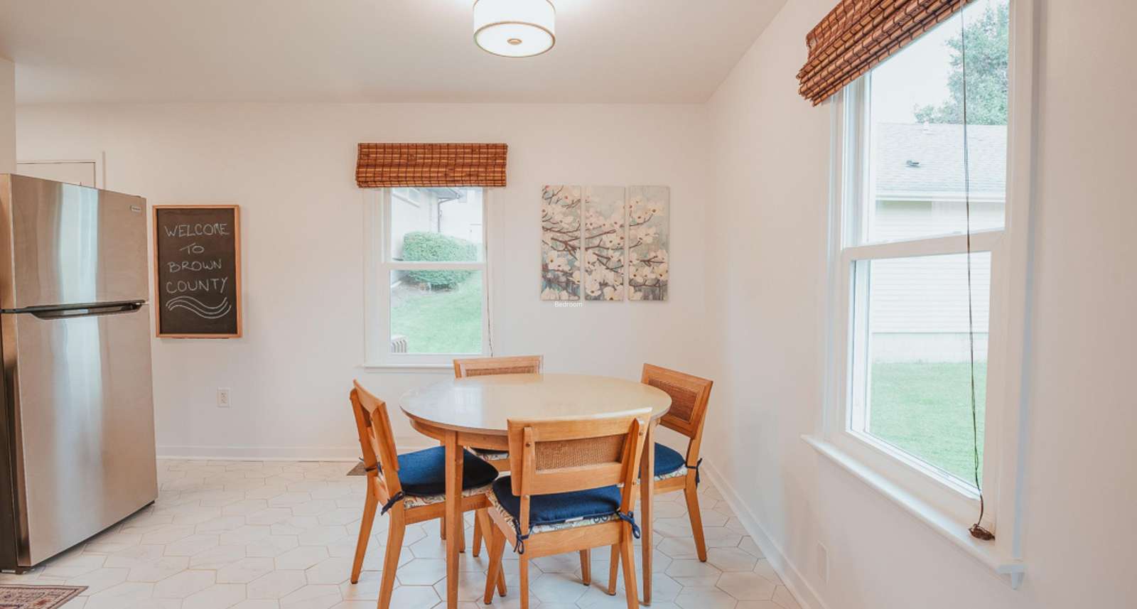 Bright cozy dining.