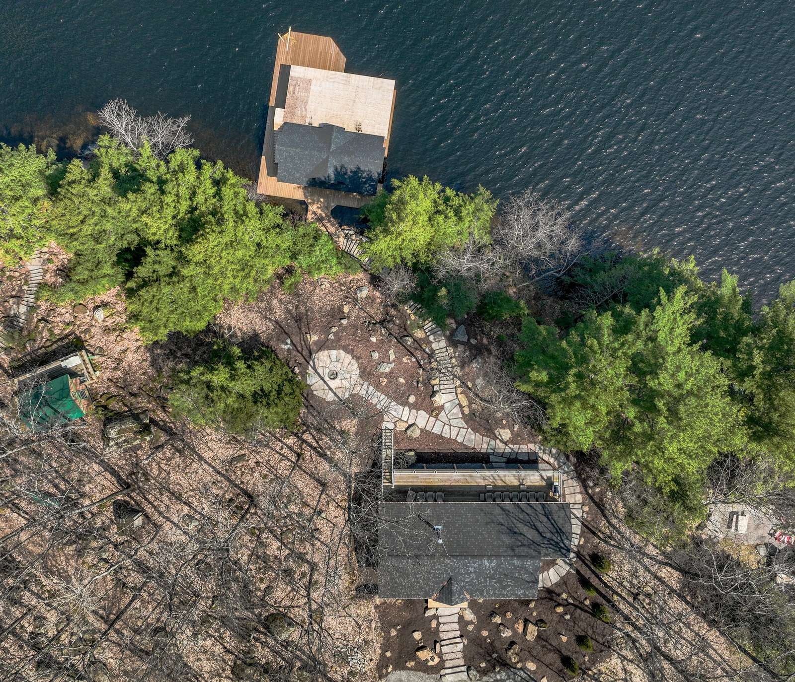 Lake Muskoka's Dream Catcher - Aerial View