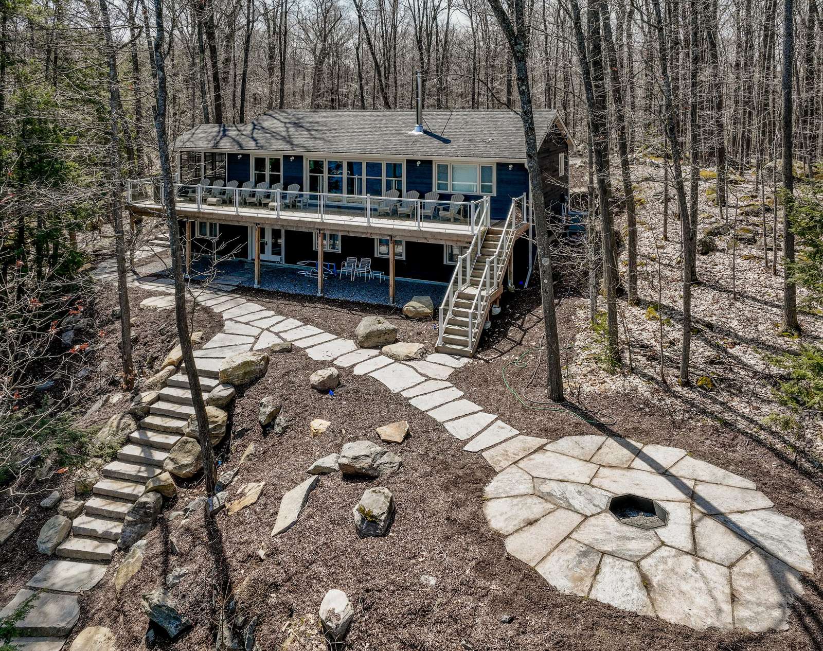 Cottage & Fire Pit