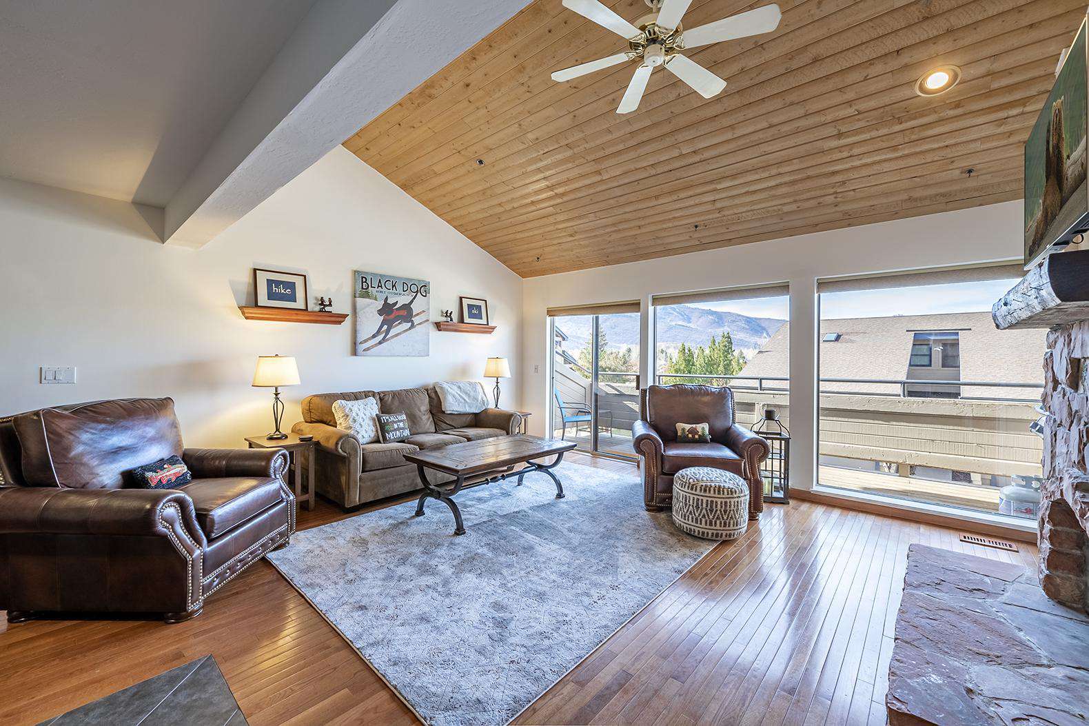 Living room with Balcony